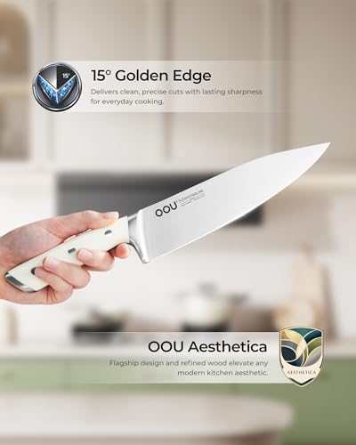 Knife Set 15 Pcs German High Carbon Stainless Steel Kitchen Knife Set