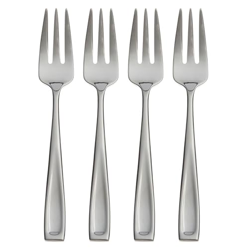 Moda Cocktail Forks Silverware Set for 4 (Cocktail Forks, 4-Piece Set)