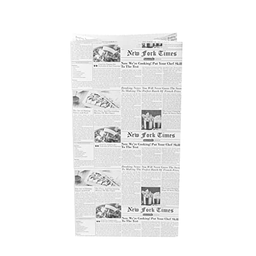 Bag Tek 6 Lb Disposable Lunch Bags (6 lb / Newsprint)