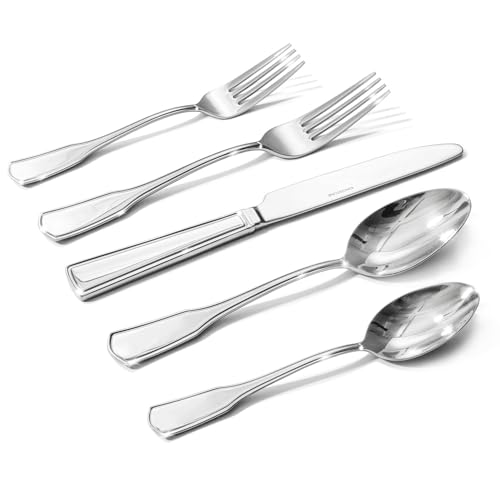 20 Piece Silverware Set for 4 (20-piece / Silver)