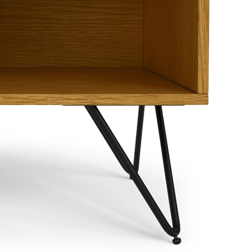 Hunter 20" Wide Bedside Table in Oak Veneer (Oak Veneer / 20 inch)
