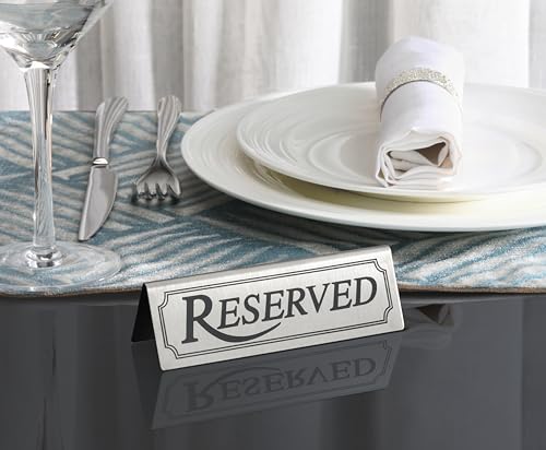 Stainless Steel Table Tent Sign