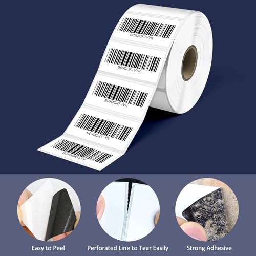 L Liked 15600 Direct Thermal Labels 2"x1" (2"x1"-12 Rolls)