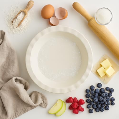 Easy-As-Pie Fluted Pie Plate, 9.5-Inch
