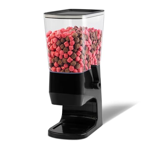Cereal Dispenser Countertop 1 Pack (Black / 3.2L)