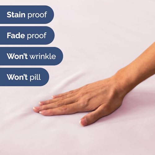 Short Queen Size 4 Piece Bed Sheet Set (30 - Lavender Pink / Short Queen)
