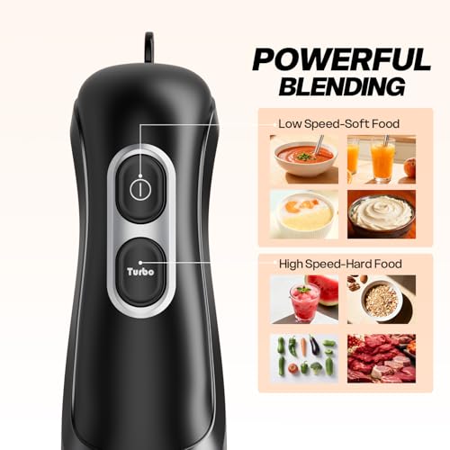 Immersion Blender Corded 400W (Black / single)