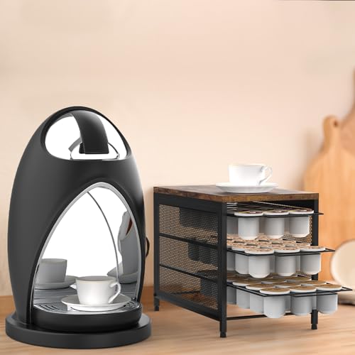 Coffee Pod Holder for Counter (Black-54 Pod)