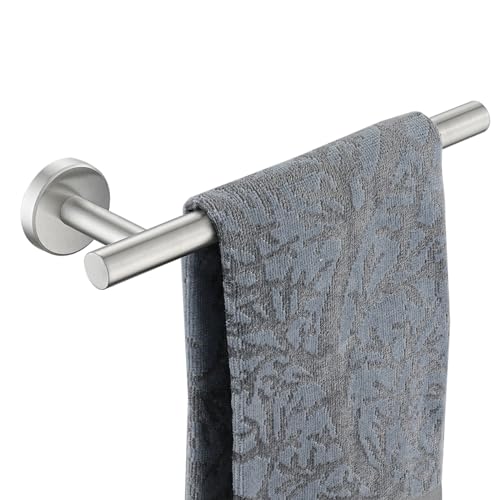 Hand Towel Holder Towel Ring (9 Inch / Brushed Steel)