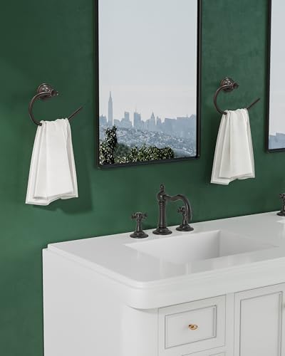 Towel Ring Wall Mount for Bathroom (Oil Rubbed Bronze)