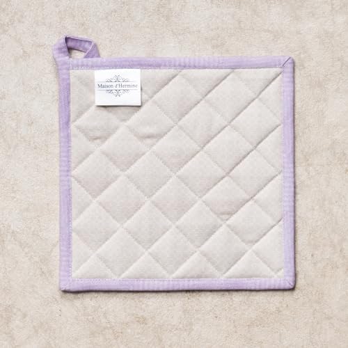 Pot Holders 100% Cotton Potholders (092 - Magnolia Mornings / 8" x 8" (Pot Holder Pack of 1))