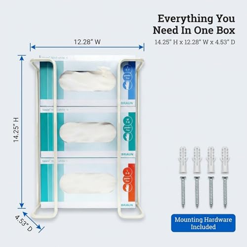 Triple Glove Box Holder