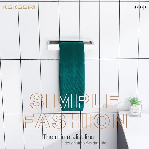 Towel Ring Chrome Hand Towel Bar Rack 9 (Polished Chrome / 1 Pack)