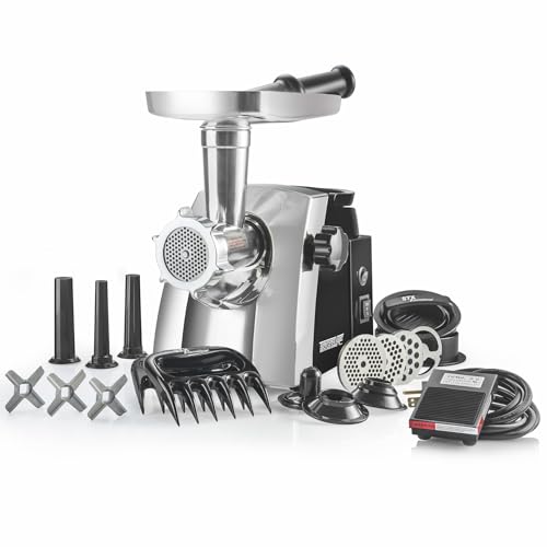 Turboforce Cadet 2000 Series Electric Meat Grinder (#8 - Cadet - With Pedal)