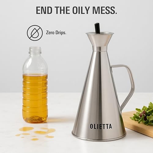 Olive Oil Dispenser Bottle (Copper / 16.9 Ounces)