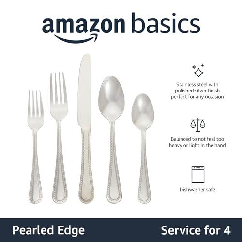 Silverware Set (20-Piece / Pearled Edge)