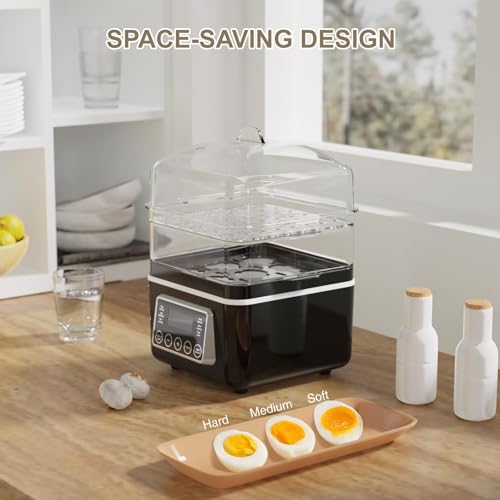 2 Tiers Electric Food Steamer for Cooking