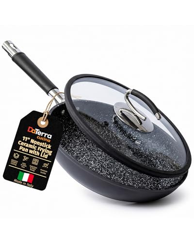 Nonstick Ceramic Frying Pan with Lid