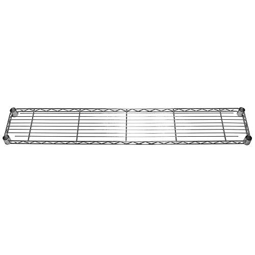 Shelving Inc. 8" d x 48" w Chrome Wire Shelving with 3 Tier Shelves (3 Count)