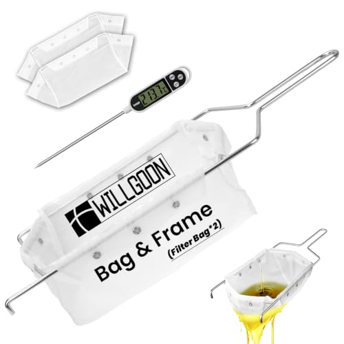 2 Pcs Deep Fryer Filter Bag & Frame Set (2 pcs Fryer Filter Bag & Frame Set)