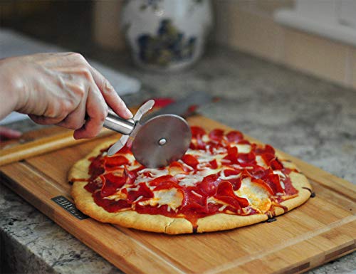 4 pcs Pizza Stone & Peel Set