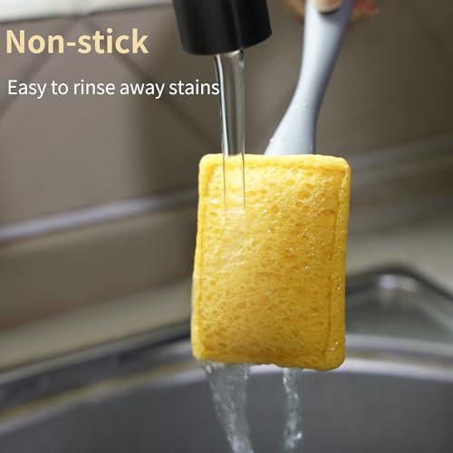 Dish Brush with Handle (White)