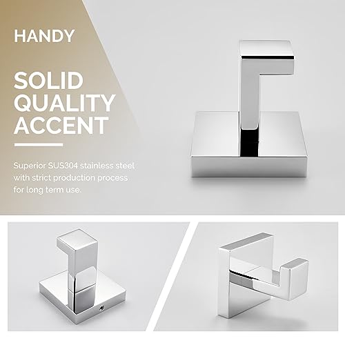 Bathroom Towel Hook (1 Pack / Polished Chrome)