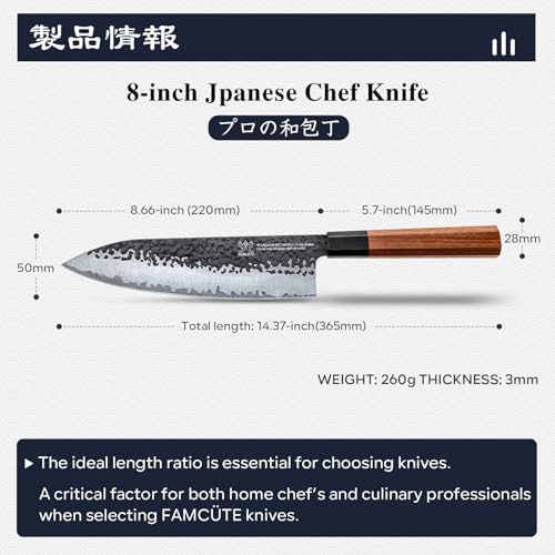 8" Japanese Knife (8" Chef knife)