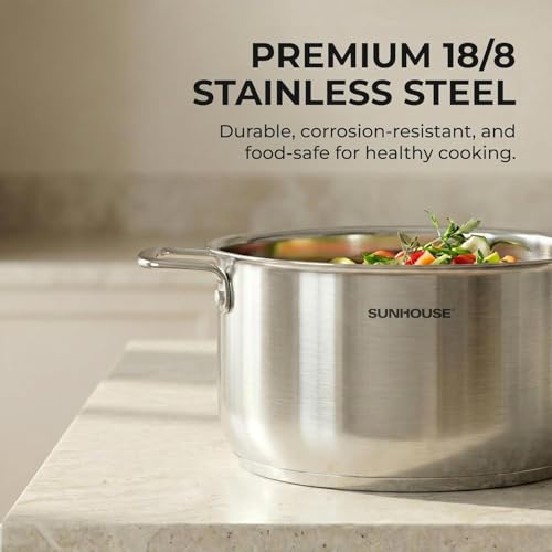 6.5 QT Stock Pot with Lid