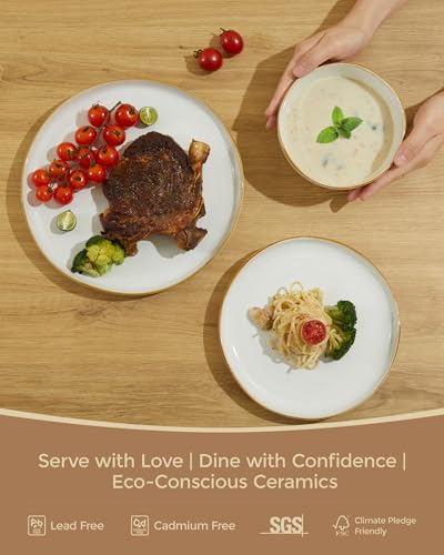 Dinnerware Set for 4 (White / Set (12pcs))