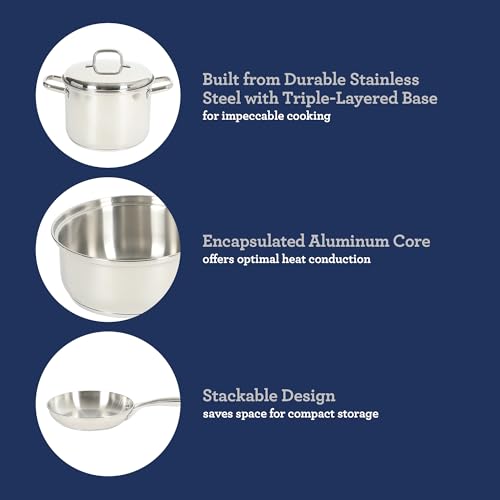 Platinum Sedwick 10 (Stainless (Sedwick) / 10-Piece Cookware Set)