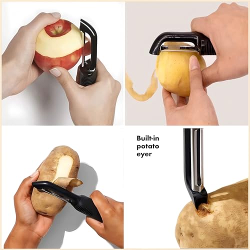 Vegetable Peeler (Standard / Black/Silver-01)
