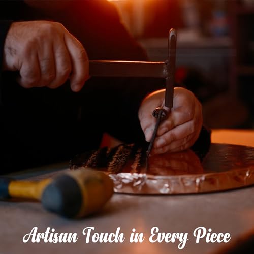 Handmade Copper Wall Clock Artisan Touch in Every Piece (Eternal Tree / 24)