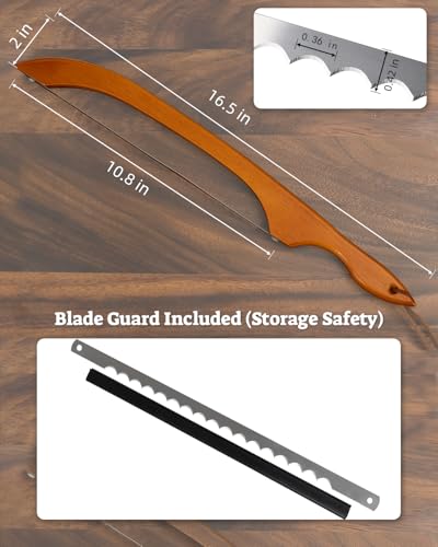 16.5" Bread Slicer (Light Brown)