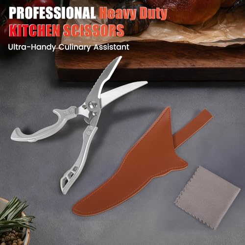 Upgrade Heavy Duty Stainless Steel Kitchen Scissors