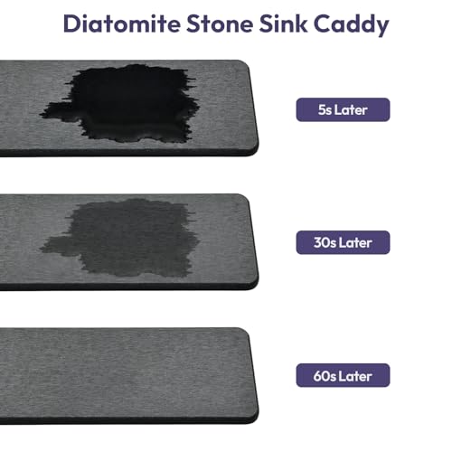 Kitchen Sink Caddy Organizer (Black-drying Stone)