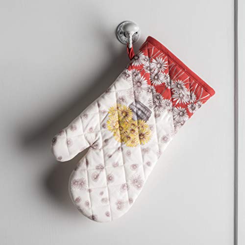 Maison d'Hermine Oven Gloves 100% Cotton Oven Mitt (109 - Bagatelle / 7.5" x 13" (Oven Mitt))