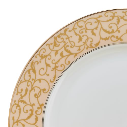 Parchment Gold 40 Piece Dinnerware Set (40-Piece / Parchment Gold)
