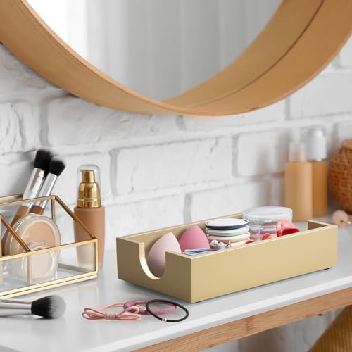 Gold Napkin Holder for Bathroom (Champagne Gold)