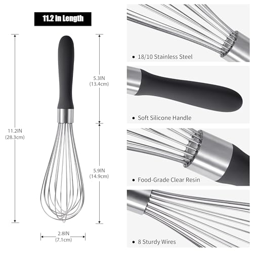18 8 Stainless Steel Balloon Whisk for Cooking