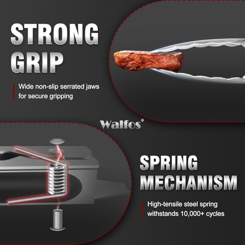 17 Inch Extra Long Grill Tongs (Extra Long 17 inch / Stainless Steel)