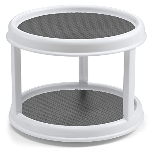 2 Pack 2 Tier 10" Turntable Lazy Susan Spice Organizer (2 Count)
