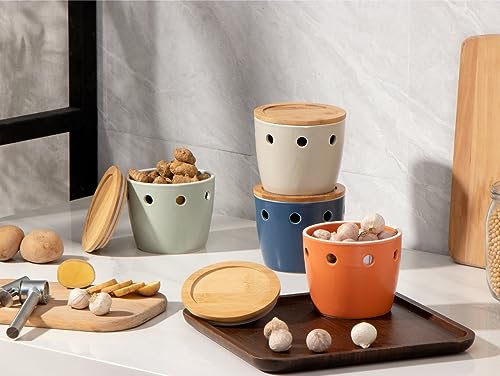 Large Garlic Keeper with Lid