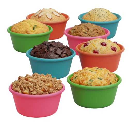 Silicone Reusable Muffin Liners for Baking
