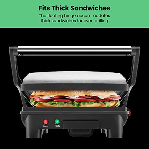 Panini Press Grill and Gourmet Sandwich Maker Non (4 Slice - Standard)