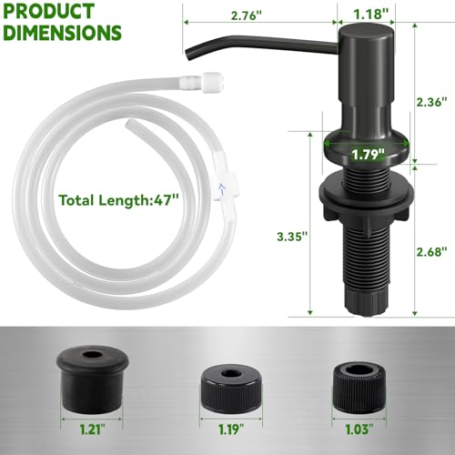 Kitchen Sink Soap Dispenser (Black02)