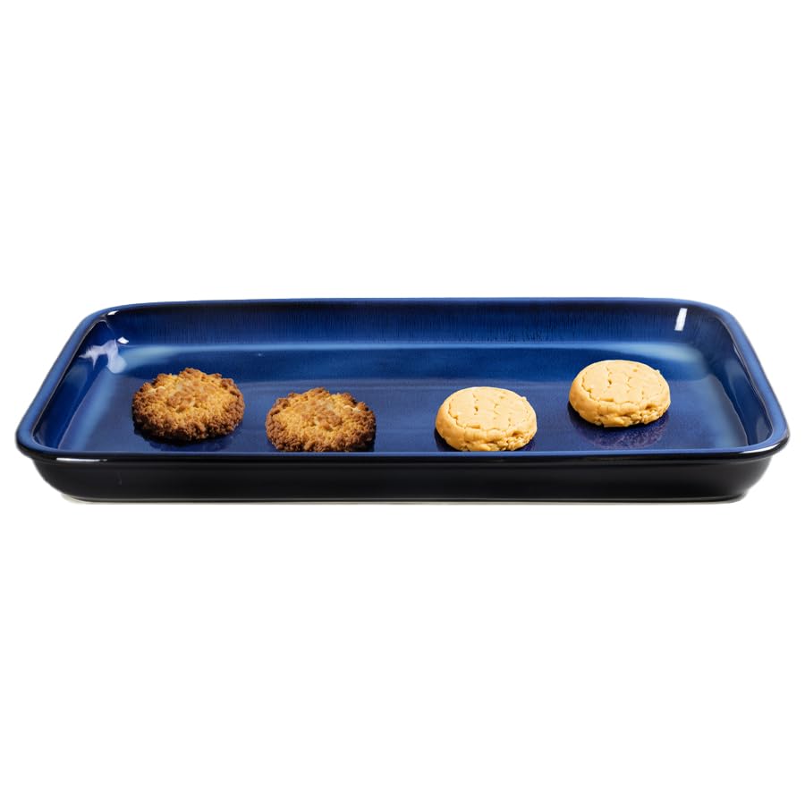 Lagasse Large Stoneware Baking Sheet (Blue)