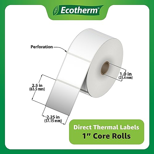 2.25" x 2.5" Thermal Labels (6000 Count)
