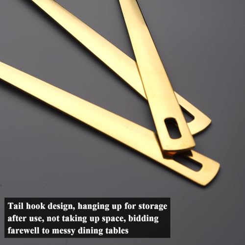 Gold Kitchen Utensils Set 6pcs (2.Gold)