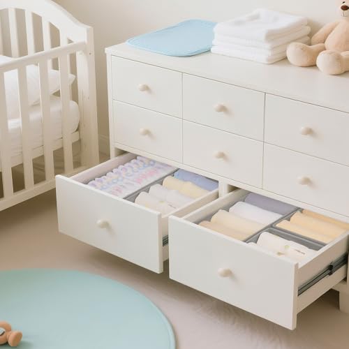 Drawer Organizer Clothes (Grey / 24PACK)